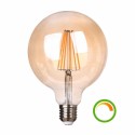 Redondo grande LED bombilla de filamento E27 8W