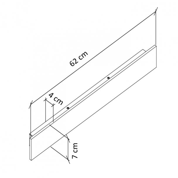 Aplique Largo de 60 cm LED - Energy