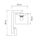 Aplique cónico de diseño para lectura de cromo/tejido - Symetra