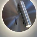 Lámpara de lectura moderna con doble luz e interruptor - Bilbao