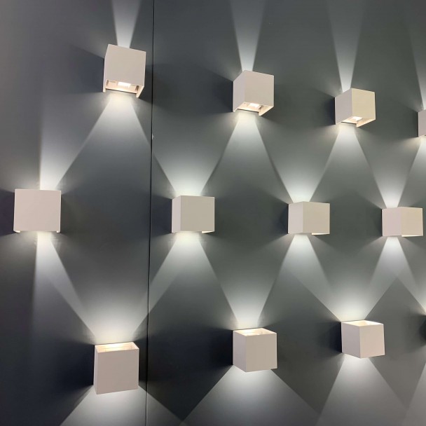 Aplique IP54 - blanco - Cubic