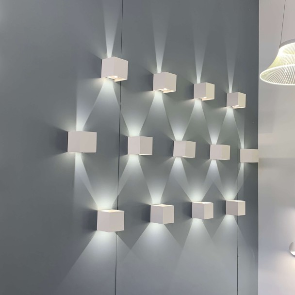 Aplique IP54 - blanco - Cubic