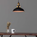 Lámpara colgante industrial negra vintage - Aster