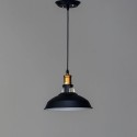 Lámpara colgante industrial negra vintage - Aster