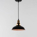 Lámpara colgante industrial negra vintage - Aster