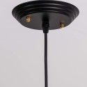 Lámpara colgante industrial negra vintage - Aster