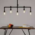 Lámpara de techo moderna 5 luces metalo marron - Maestro