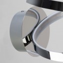 Aplique LED en espiral cromado - Film