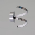 Aplique LED en espiral cromado - Film