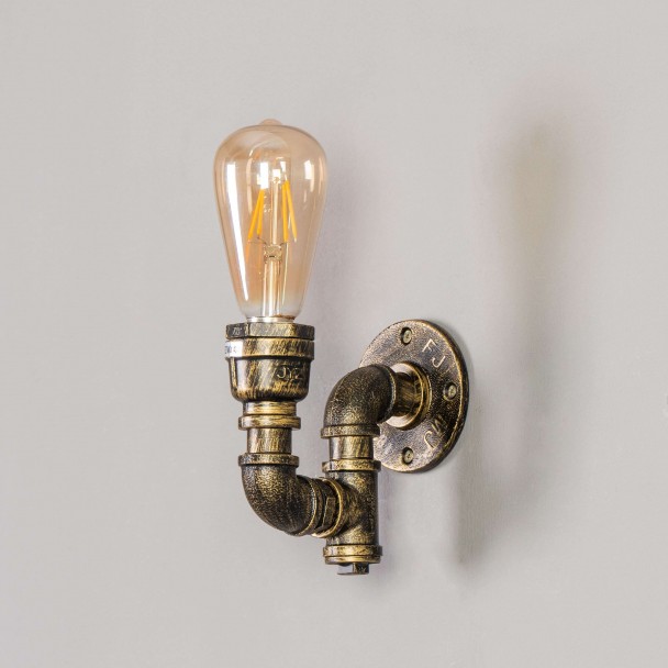 Aplique de pared industrial vintage - Lumi