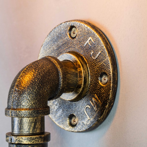 Aplique de pared industrial vintage - Lumi
