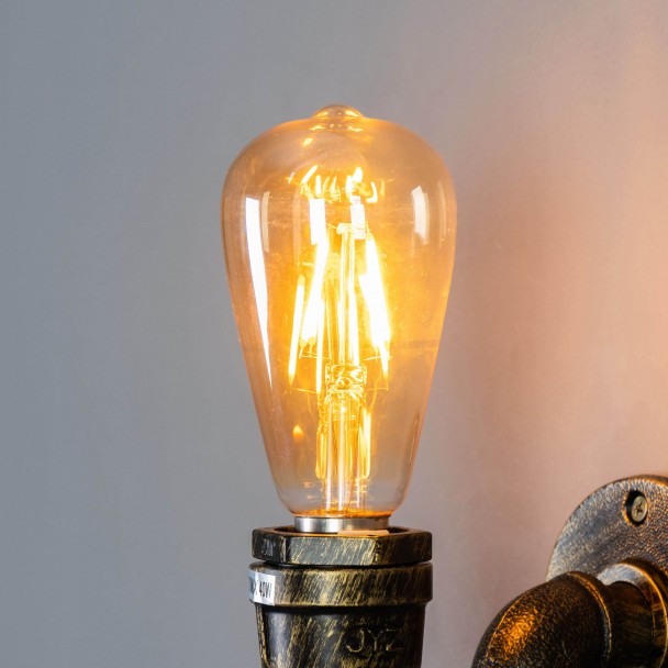 Aplique de pared industrial vintage - Lumi