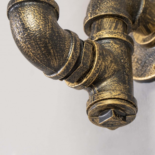 Aplique de pared industrial vintage - Lumi
