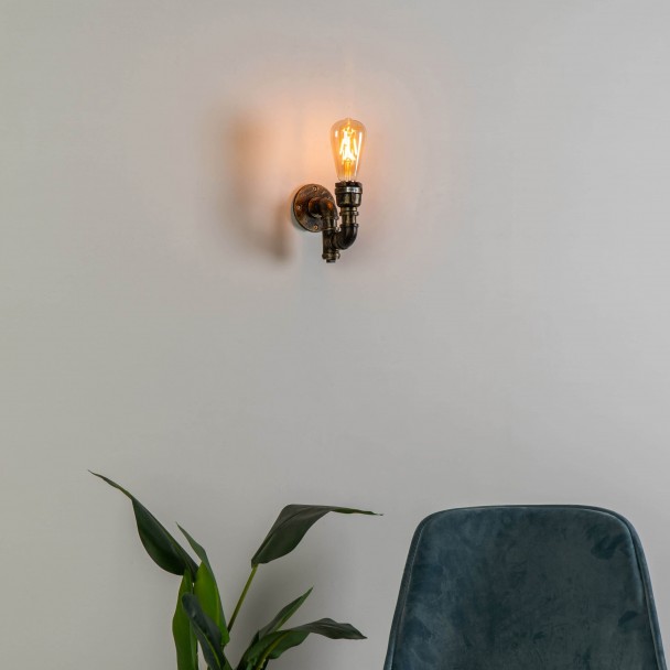 Aplique de pared industrial vintage - Lumi