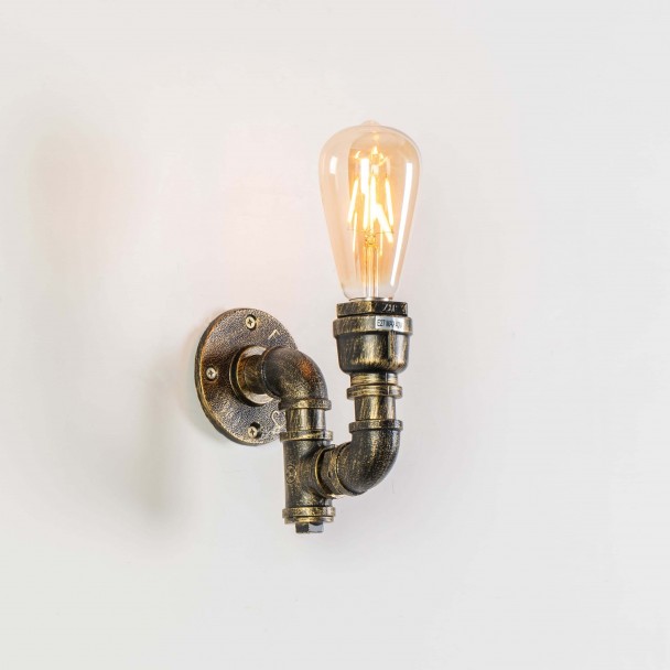 Aplique de pared industrial vintage - Lumi