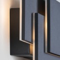 luz de la pared LED con tres rectángulos negros - Trio 