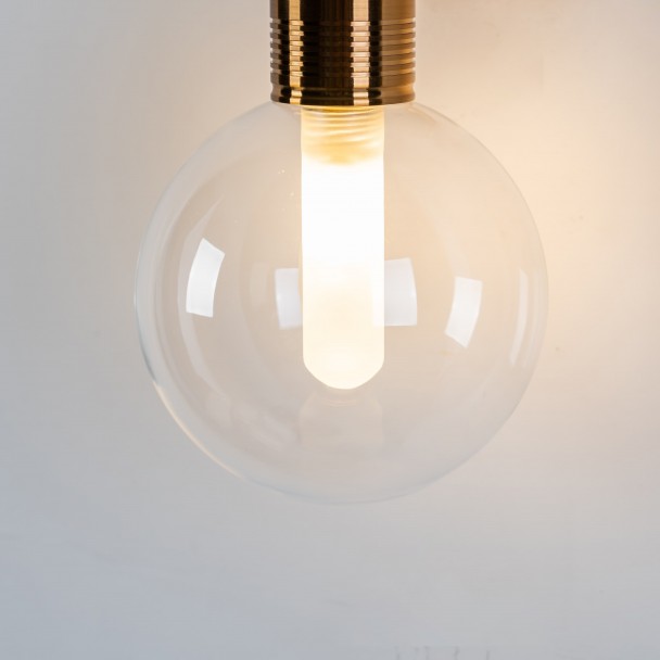luminaria de pared con cristal redondo - Giani 