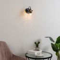Aplique de pared de vidrio ordinario pequeña - Linz