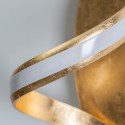 Gran aplique o plafón en espiral con efecto hoja de oro – Millenium
