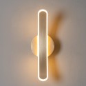 Aplique de diseño en forma de arco LED de color latón - Dawn