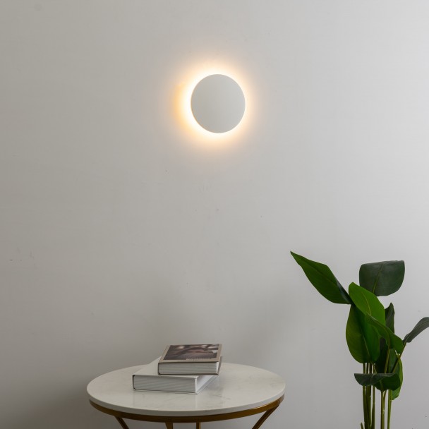 Aplique de oficina blanco 6W IP54 - Lunar