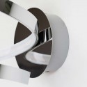 Aplique LED en espiral cromado - Film