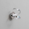 Aplique LED en espiral cromado - Film