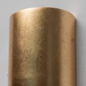 Lámpara de pared redonda enyesada con hoja de oro - Aries