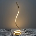 Lámpara de pied dorada salón LED - Millenium