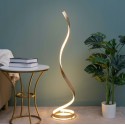 Lámpara de pied dorada salón LED - Millenium