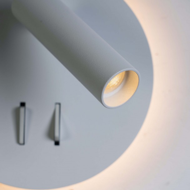 Aplique de doble interruptor