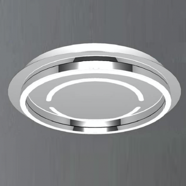 Lámpara de techo LED de dos anillos