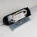 Aplique negro mate con LED integrado
