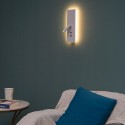 Lámpara de pared con luz de lectura LED y puerto USB
