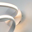 Aplique espiral LED blanco