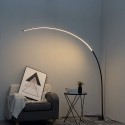 Moderna lámpara de pie LED integrada