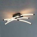 Lámpara de techo LED con tres brazos