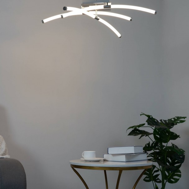 Lámpara de techo con tubo de diseño