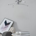 Lámpara de techo contemporánea cromada