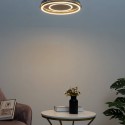 Lámpara de techo LED de doble círculo
