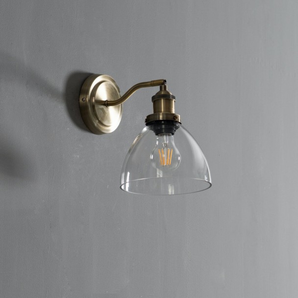 Aplique de metal y cristal