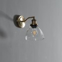 Aplique de metal y cristal
