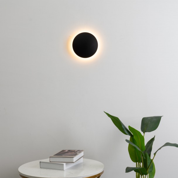 Aplique LED negro