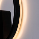 Aplique LED negro integrado
