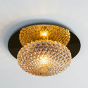 Aplique pequeño de cristal ámbar