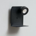 Aplique de diseño LED negro