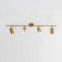 Lámpara de techo o de pared de metal dorado
