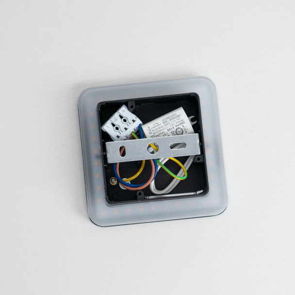 Aplique LED negro minimalista
