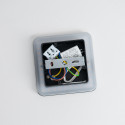Aplique LED negro minimalista