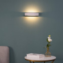 Aplique blanco semicircular